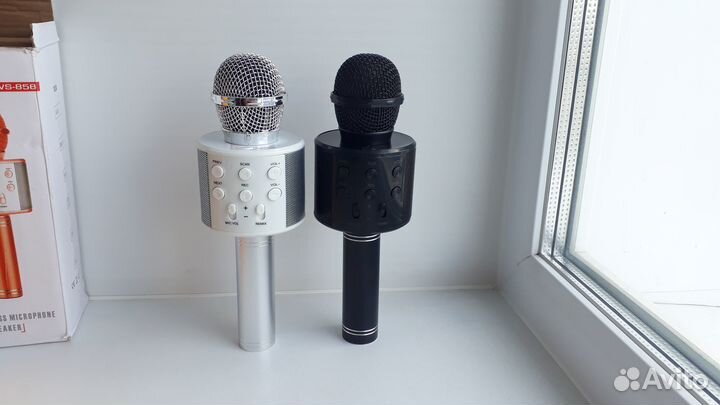 Новый Микрофон калонка беспроводной, микрофон детс