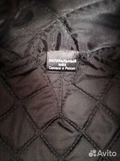 Меховая мужская кепка