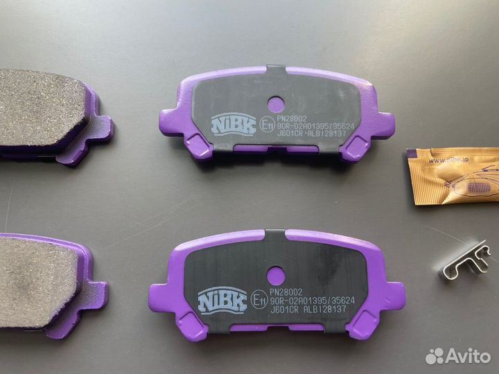 Колодки тормозные задние Honda Acura Nibk