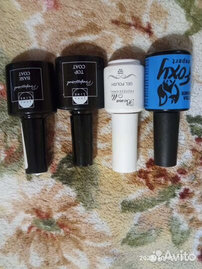 Набор для маникюра гель-лак, топ, база, праймер