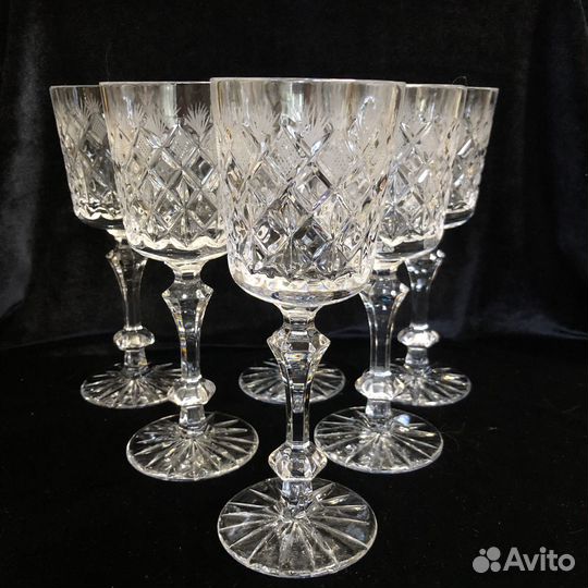 Фужеры для вина. гхз. Хрусталь