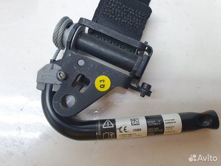 Ремень безопасности передний левый Mercedes-Benz C