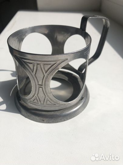 Подстаканник СССР,мельхиор
