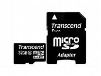 Карта памяти Transcend microsdhc Premium 200X Clas