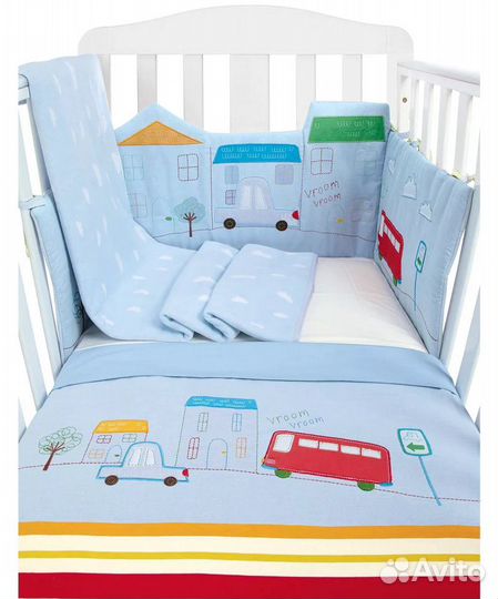 Постельное белье, бортики в детскую кроватку