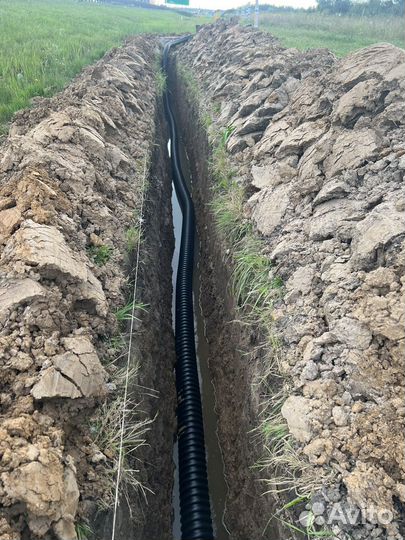 Копка траншей вручную