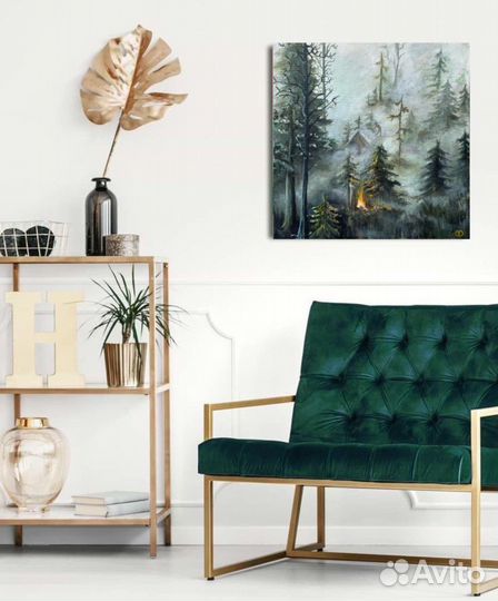 Картина акрилом на холсте