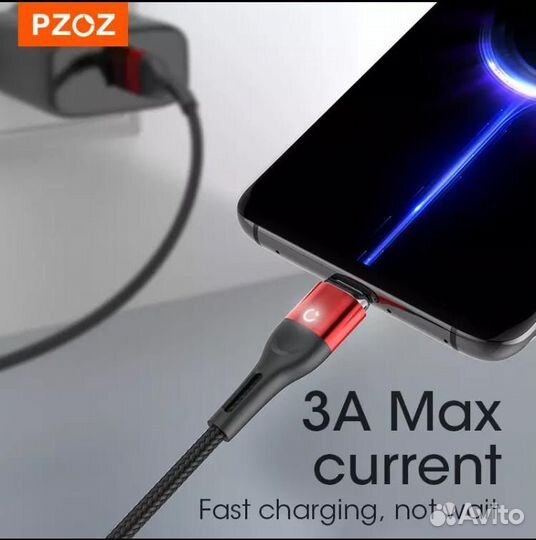 Магнитный, быстрая зарядка и передача данных