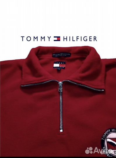 Винтaжный 1/4 zip Tommy Hilfigеr