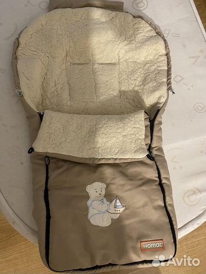 Теплый конверт в коляску