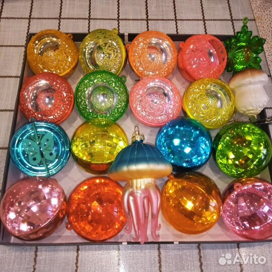 Ёлочные игрушки, шары СССР