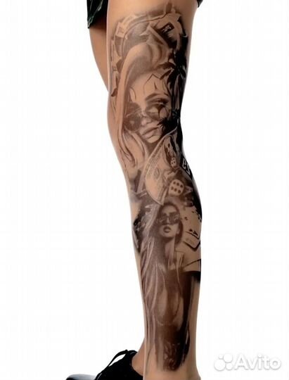 Колготки с рисунком