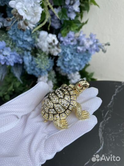 Декоративная статуэтка шкатулка черепаха