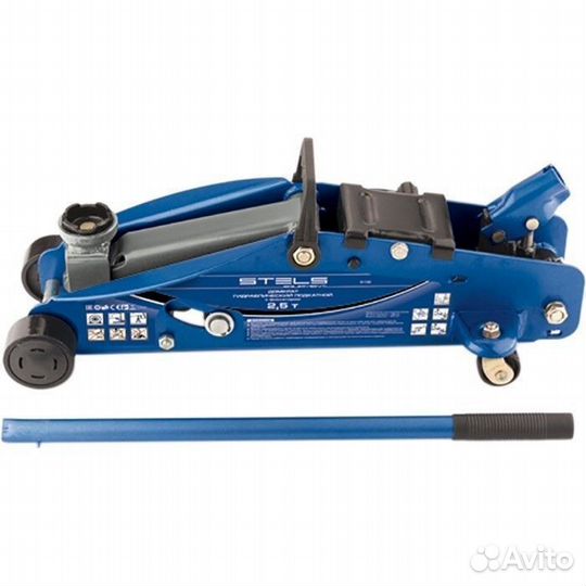 Домкрат Stels подкатной, 2.5 т, 140-385 мм, в кейс