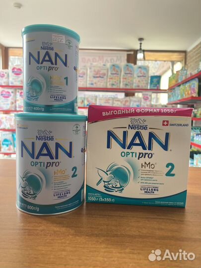 Nan optipro, pre, тройной комфорт