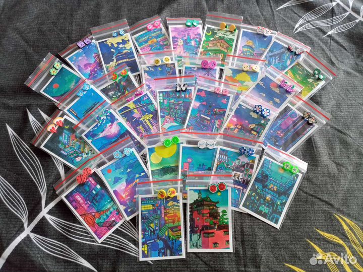 Стикер + гвоздики