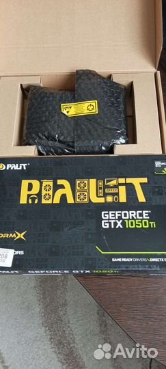 Видеокарта gtx 1050 ti palit