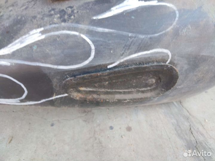 Бак капля с бардачком к750