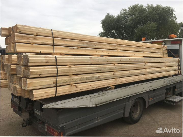 Брусок сухой ель 6м