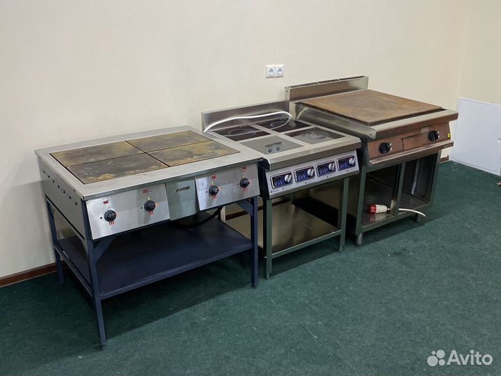 Плита электро, индукционная для кафе ресторана