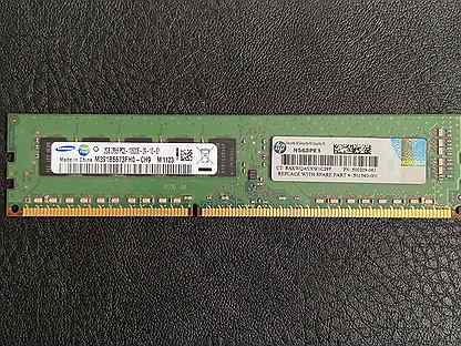 HP 2GB (1X2GB) dual rank X8 PC3