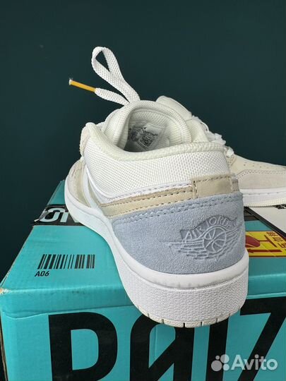 Nike air jordan 1 low white/sky (Оригинал Poizon)