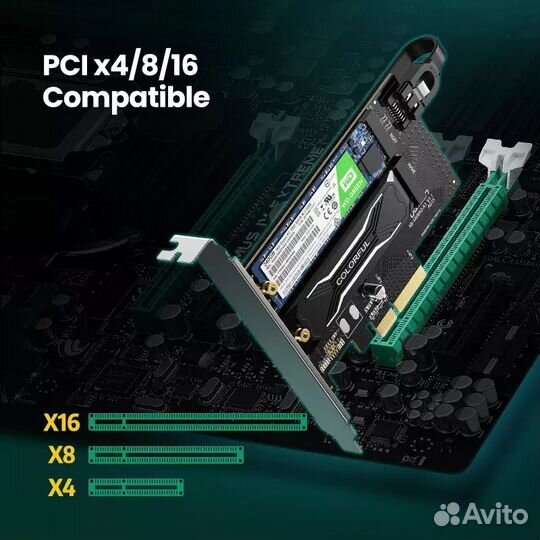 Адаптеры M.2 nvme / M.2 nvme+ngff - PCIe 3.0