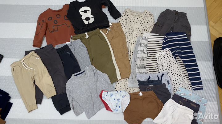 Пакет вещей на мальчика 86-92 и 92-98