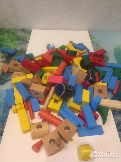 Деревянный конструктор. Город