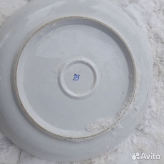 Тарелка песочное скол