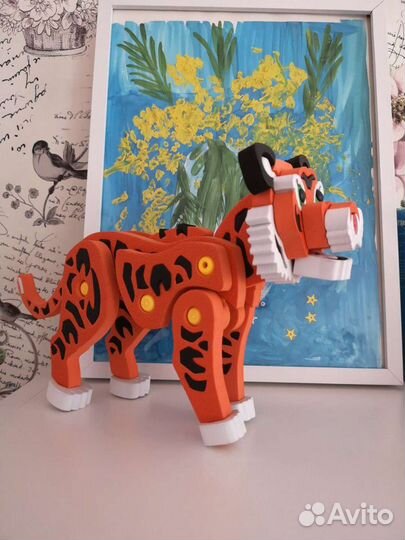 3d пазл Тигр Игрушка Eva