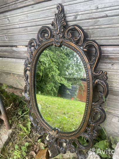Зеркало старинное в раме