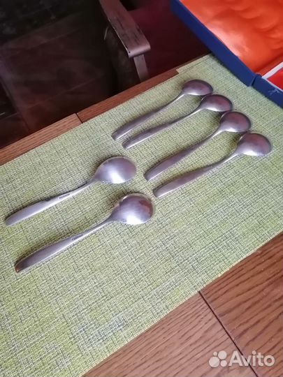 Набор столовых ложек, мельхиор, СССР