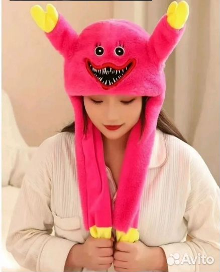 Карнавальная шапка с подвижными ушками