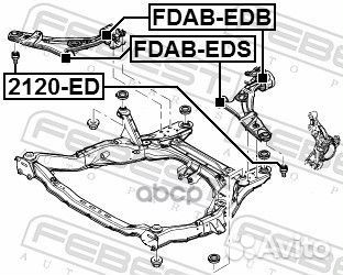 Fdab-EDS сайлентблок переднего рычага передний\