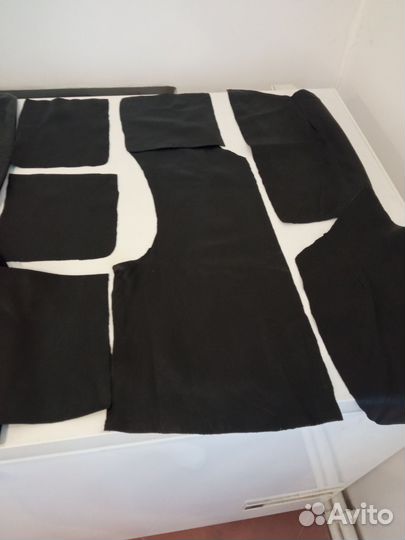 Натуральная кожа замша мех норки куски