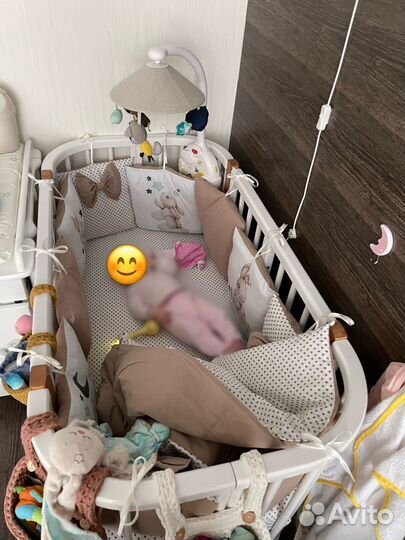 Бортики в детскую кроватку (комплект постельного)