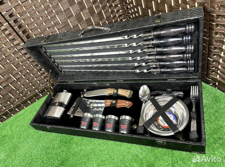 Шашлычный набор в кейсе