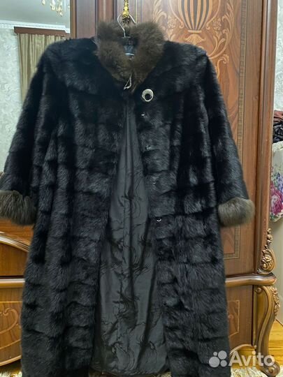 Шуба женская натуральная 52 54