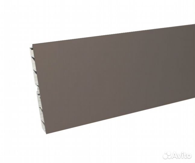 Цоколь пвх Антрацит Софт Тач с уплотнителем (3200*