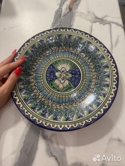 Блюдо ляган ручная работа