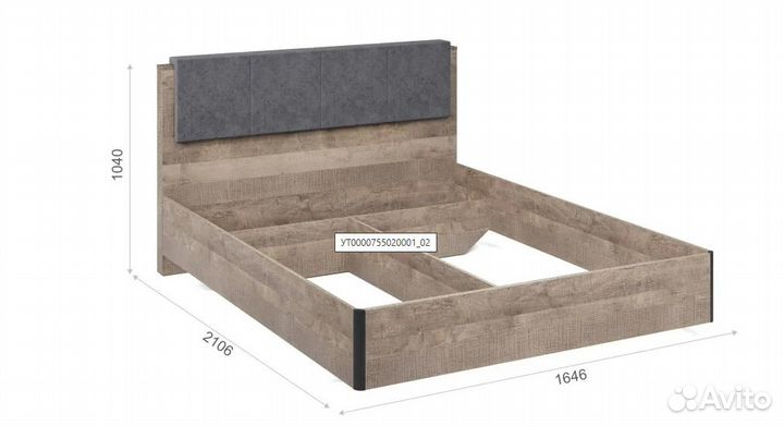 Кровать с подъемным механизмом 160х200