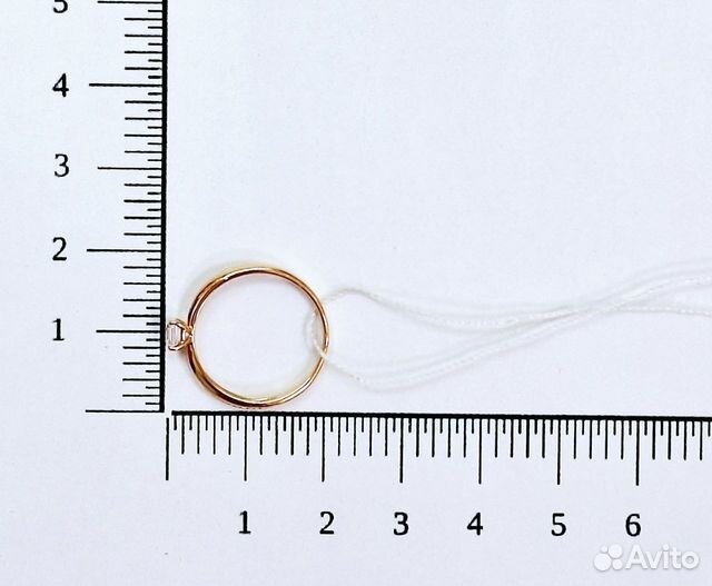 Золотое кольцо с фианитом 16,5р