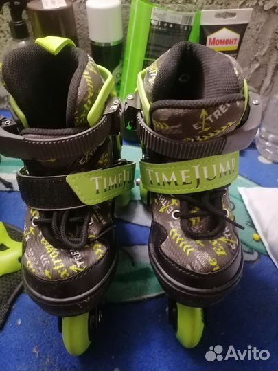 Роликовые коньки детские раздвижные