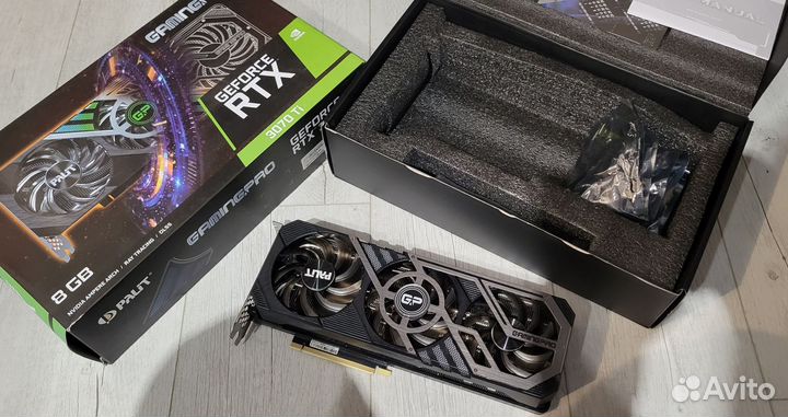 Видеокарта rtx 3070ti 8gb palit gaming pro