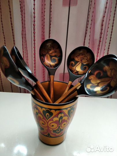 Набор деревянных ложек