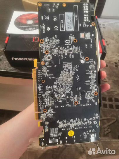 Видеокарта rx 580 8gb red dragon PowerColor ос