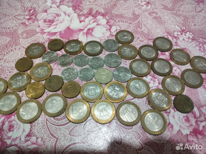 Юбилейные монеты 10 рублей коллекция