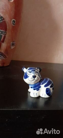 Сувенир Гжель, тигренок