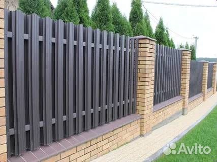 Штакетник металлический